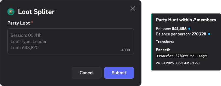 Split Loot